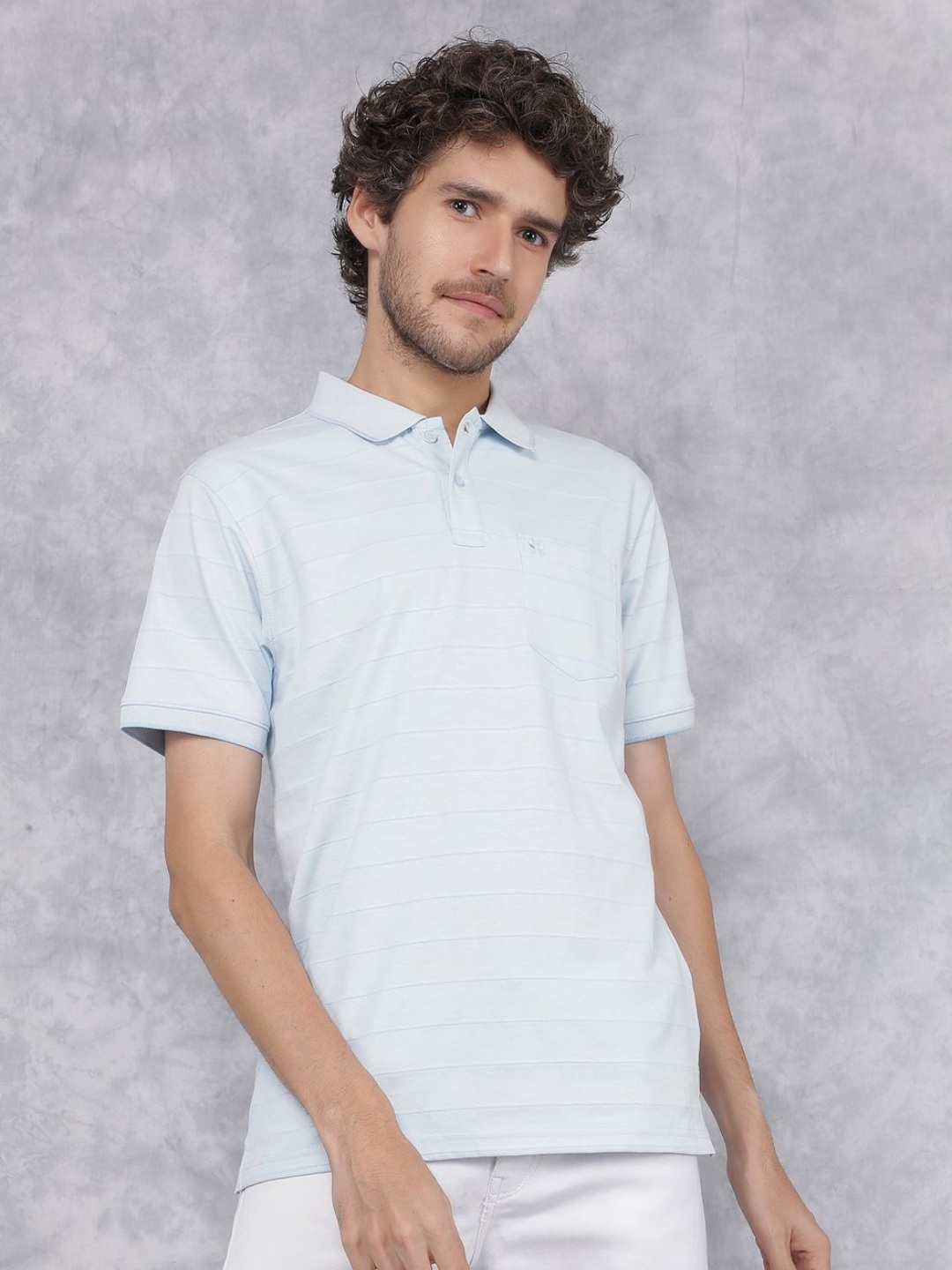 

Crimsoune Club Men V-Neck Pockets Slim Fit T-shirt, Blue