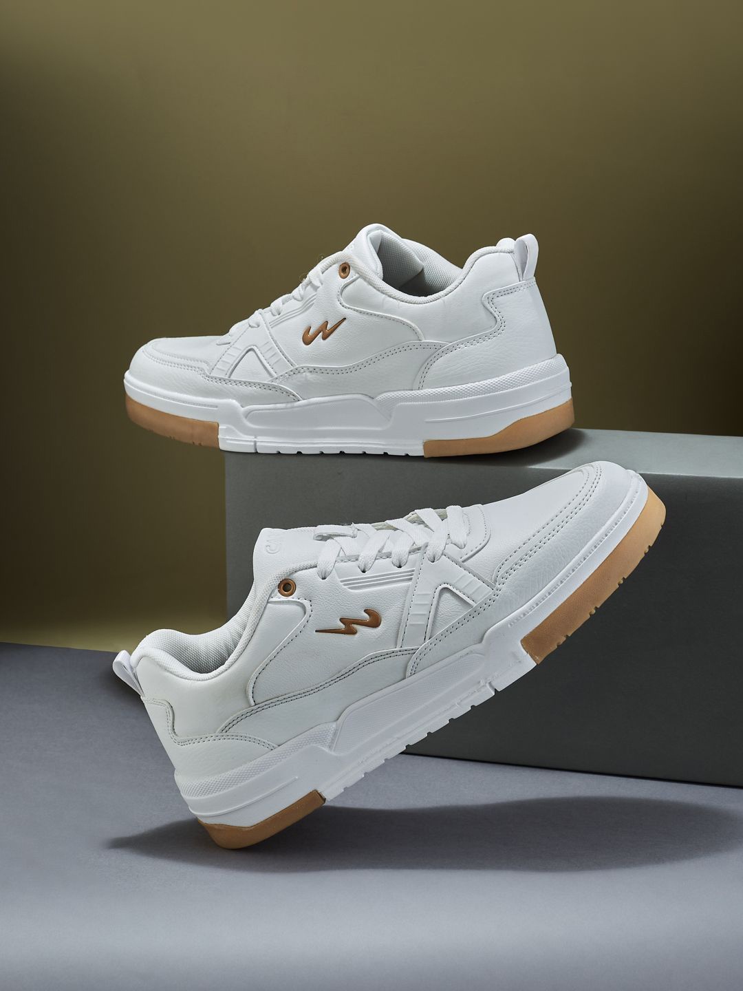 

Campus OG-27 Men Lace-Up Sneakers, White