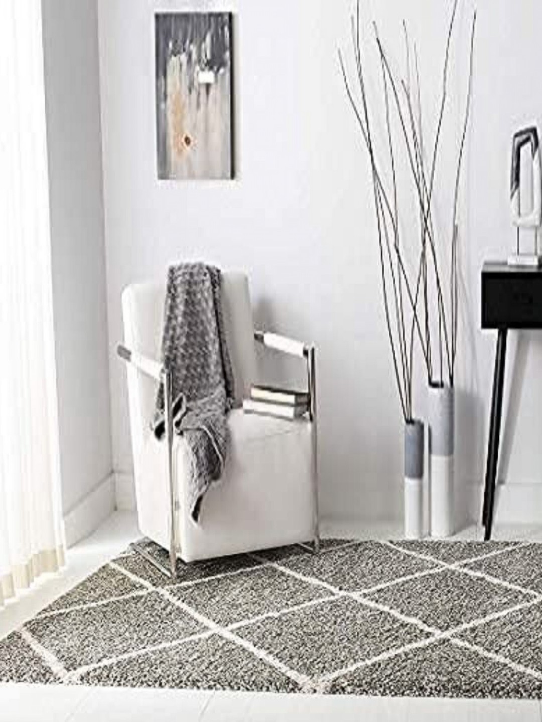 

Banchmark Home Furnishings Brown Geometric Handmade Polypropylene Carpet