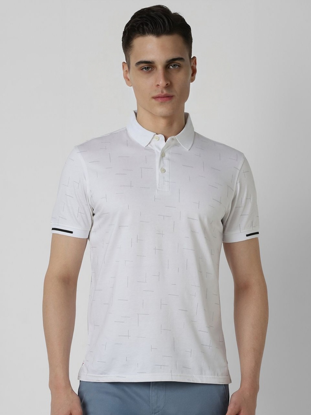 

Van Heusen Sport Men Polo Collar T-shirt, White
