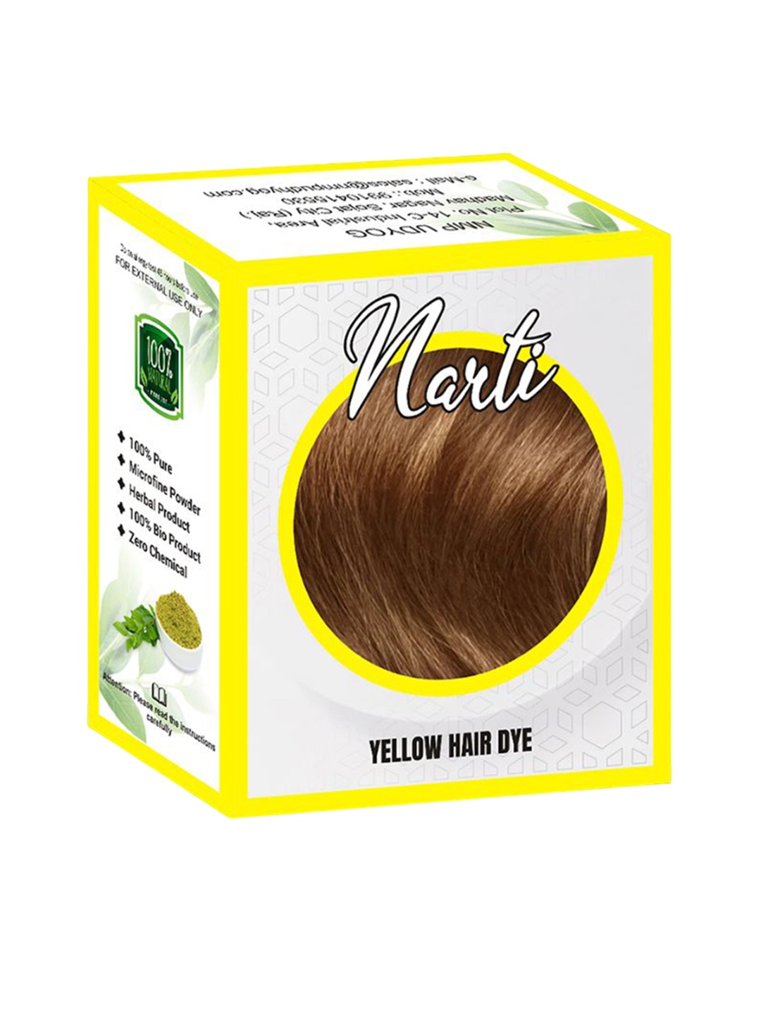 

NARTI Nourishing Henna Hair Color- Yellow- 60g
