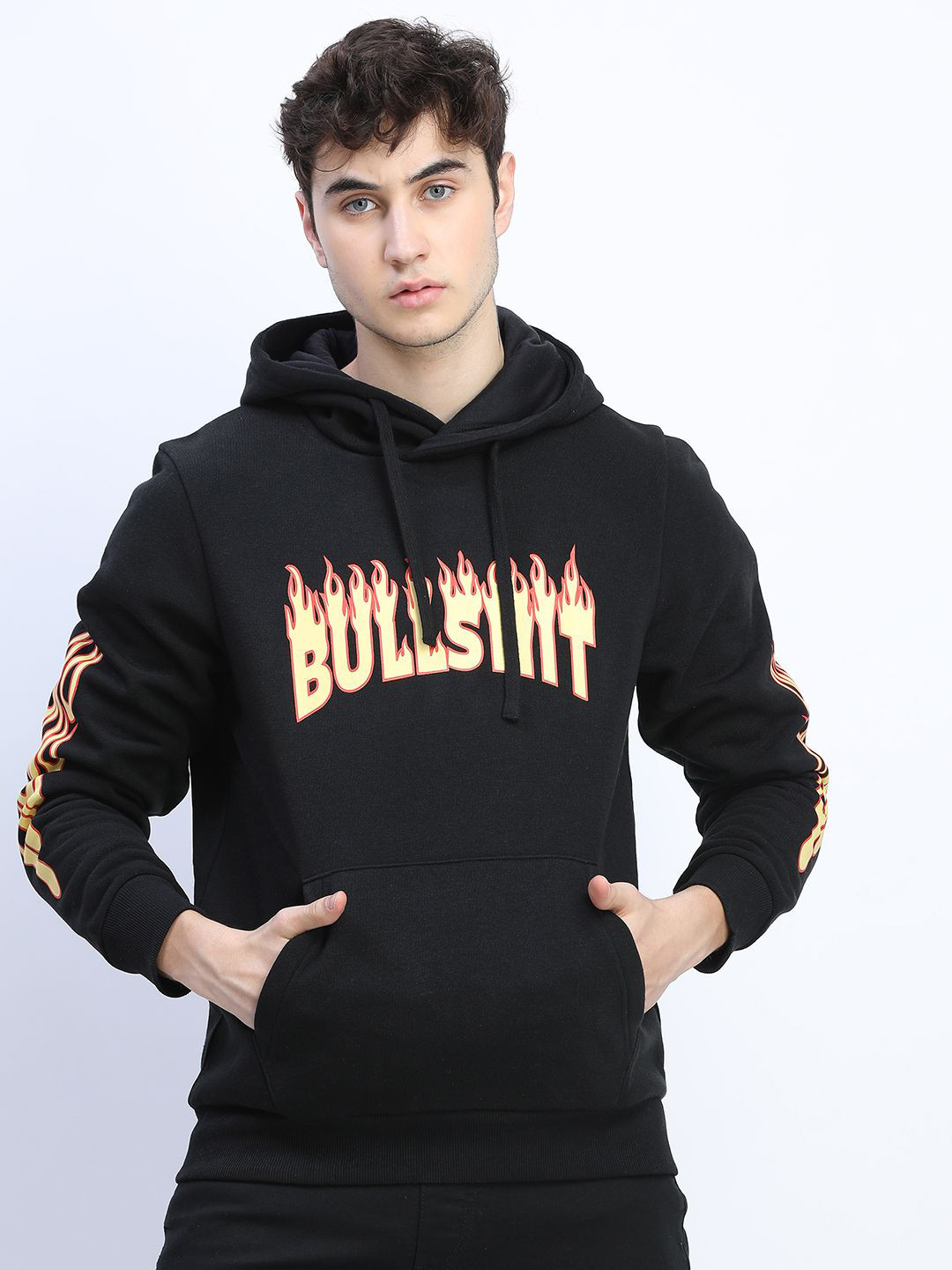 

HIGHLANDER Men Printed Sweatshirt, Black