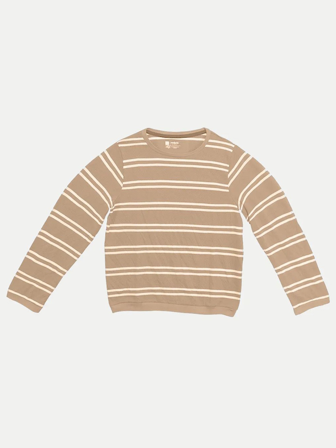 

BAESD Boys Striped Sweatshirt, Beige