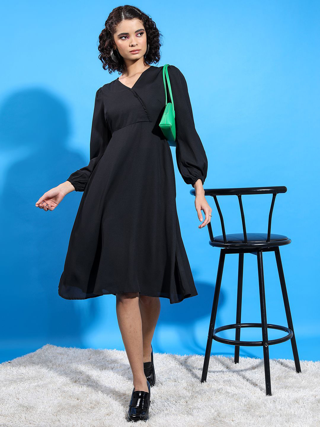 

Tokyo Talkies Fit & Flare Dress, Black