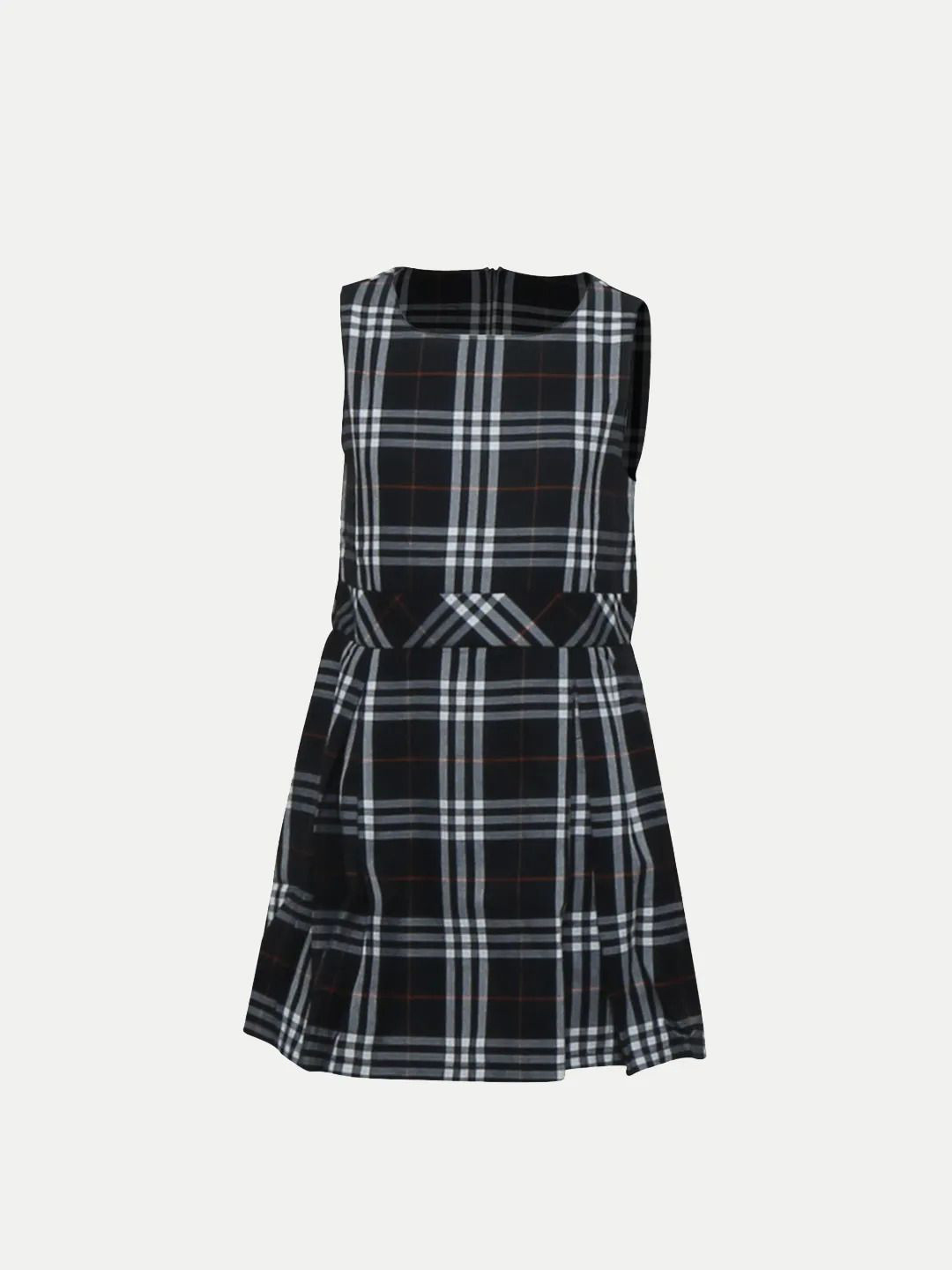 

BAESD Checked Fit & Flare Dress, Blue