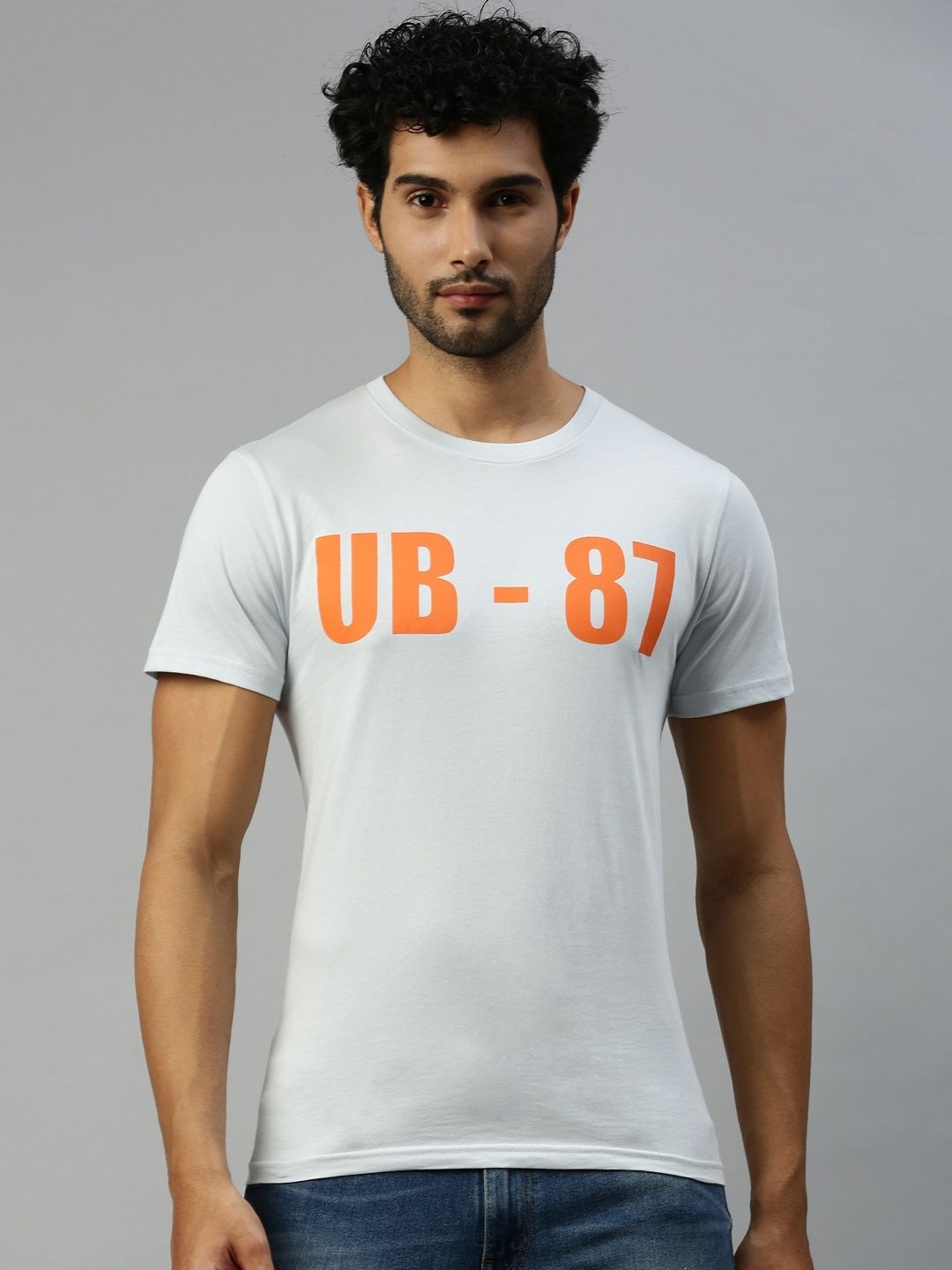 

Unibro Men Typography 2 Printed Applique T-shirt, Blue