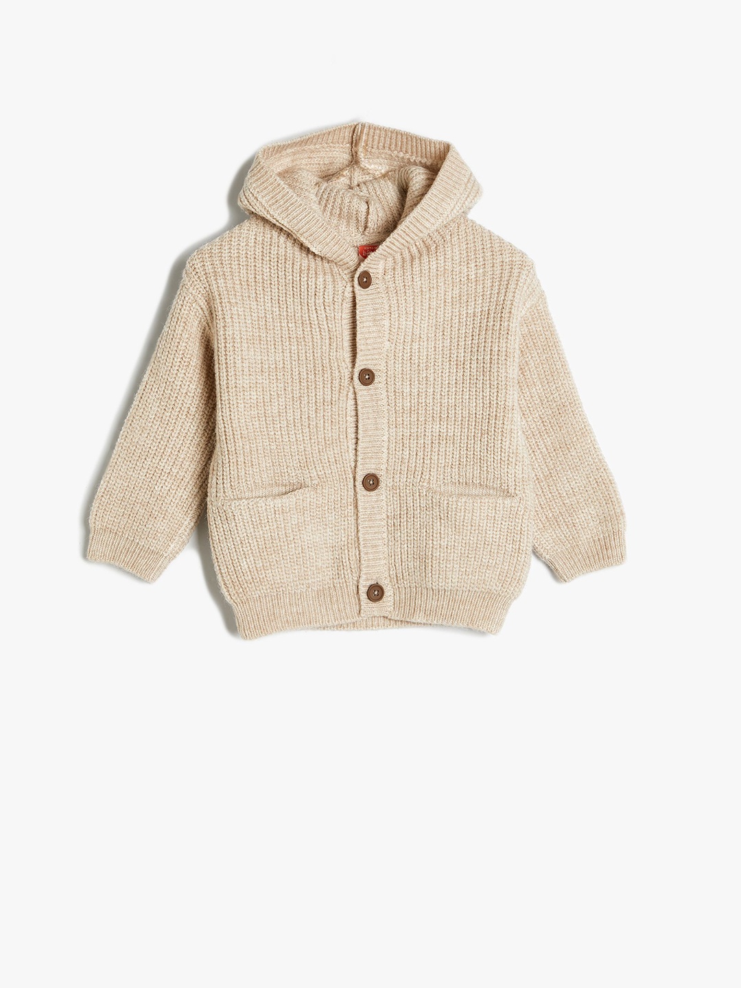 

Koton Boys Striped Cardigan, Beige