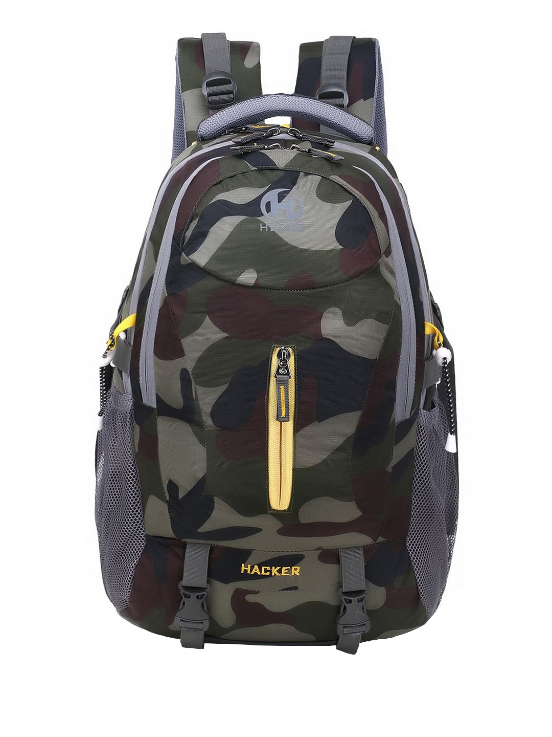 

HEROZ Camouflage Printed Hip Strap Backpacks, Green