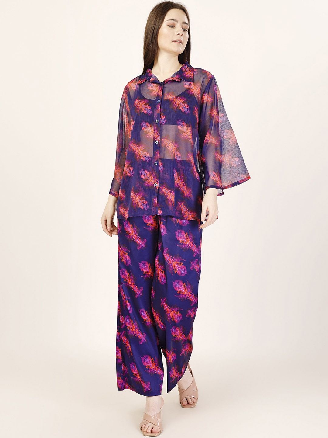 

Murcia Printed Shirt With Trousers Co-Ords, Multi