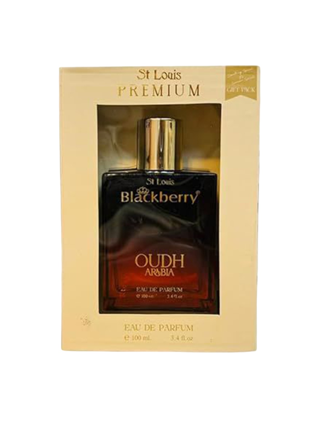 

St Louis Blackberry Oudh Arabia Long Lasting Eau De Parfum-100 ml, Transparent