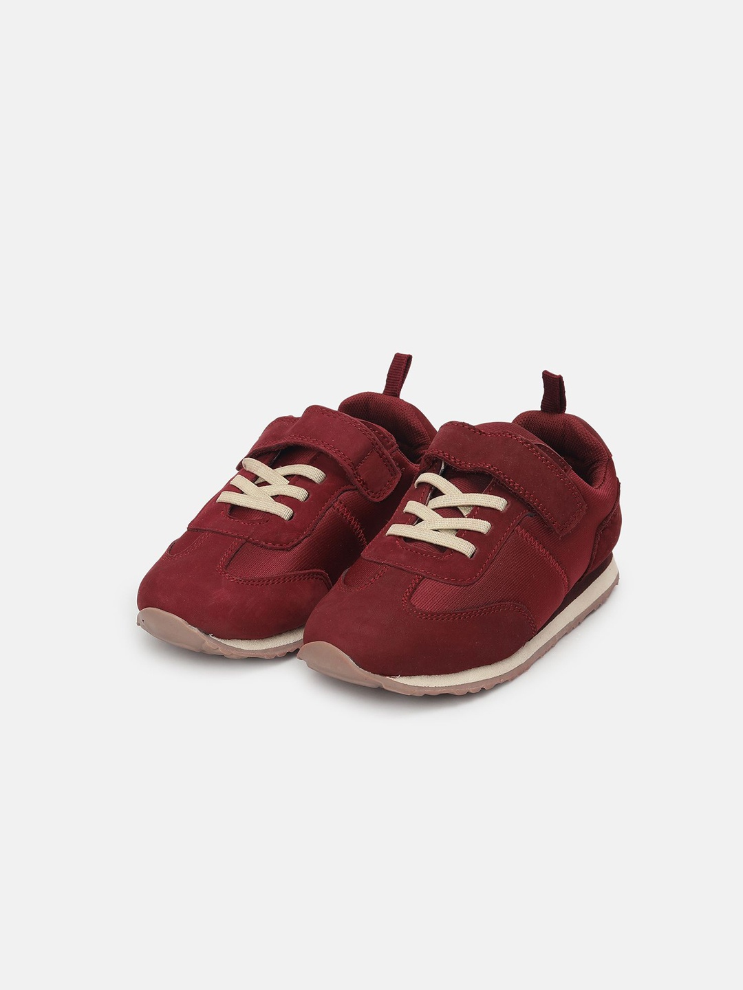 

MINI KLUB Girls PU Slip-On Sneakers, Red