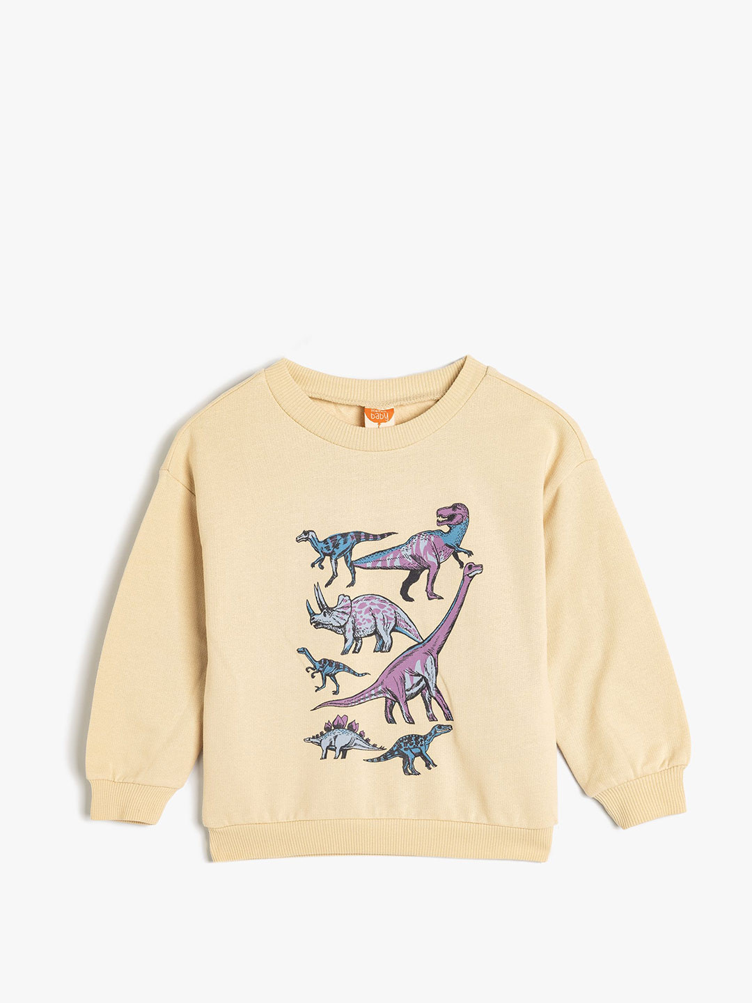 

Koton Boys Graphic Printed Sweatshirt, Beige