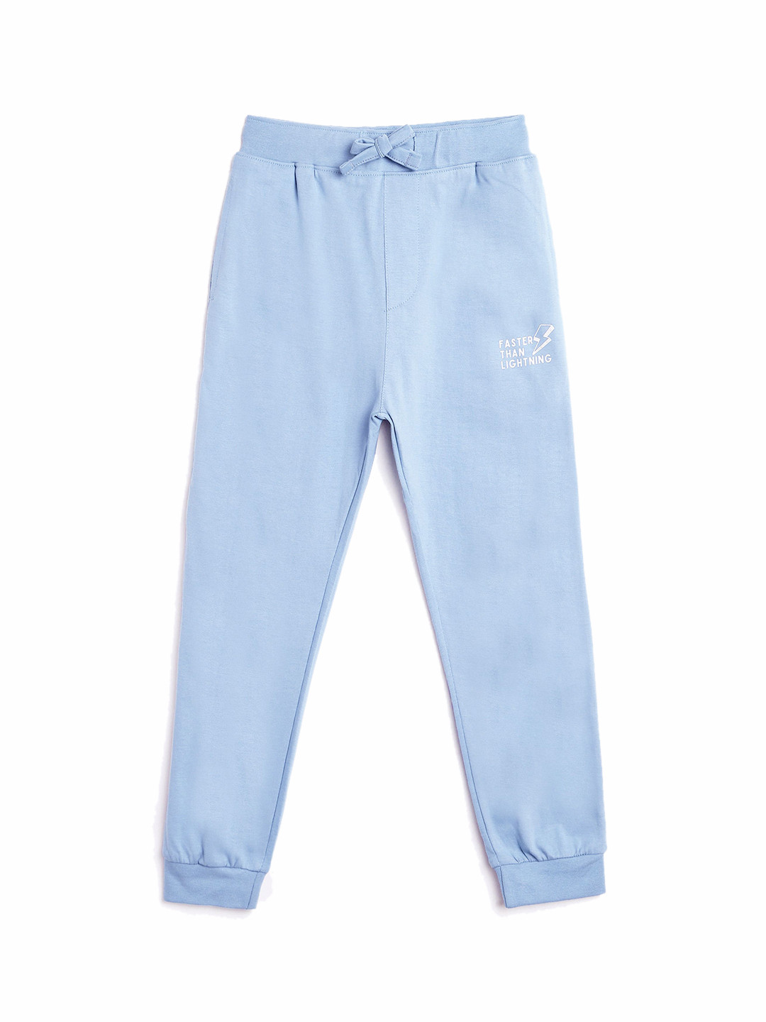 

Campana Boys Pure Cotton Mid-Rise Joggers, Blue