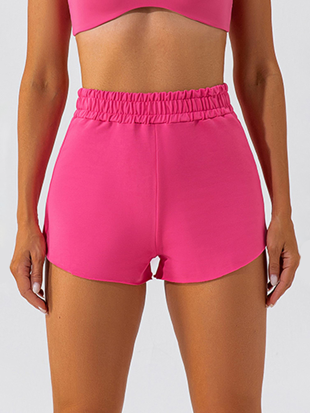 

LULU & SKY Straight Fit Sports shorts, Pink