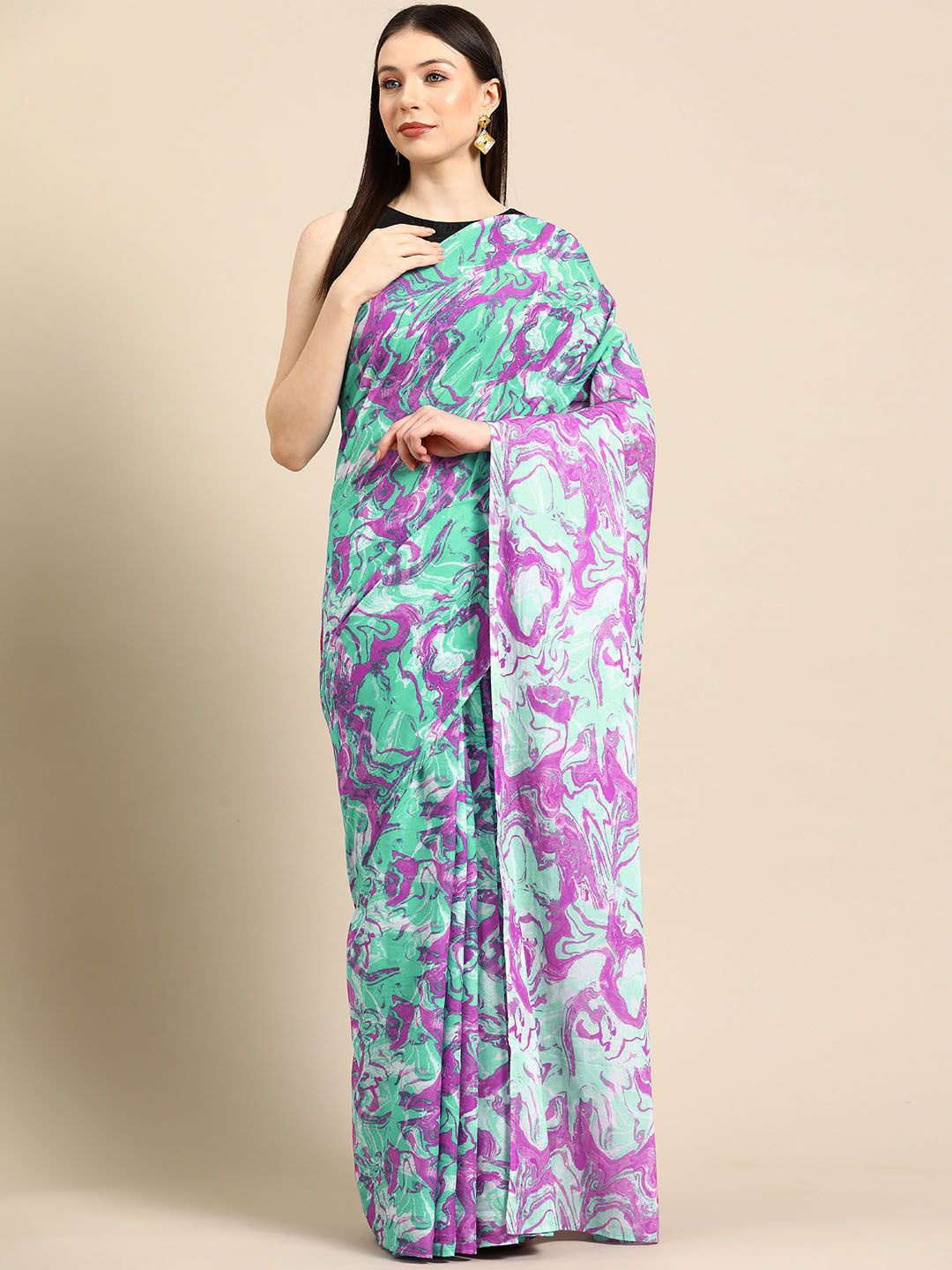 

BUTA BUTI Pure Cotton Saree, Pink