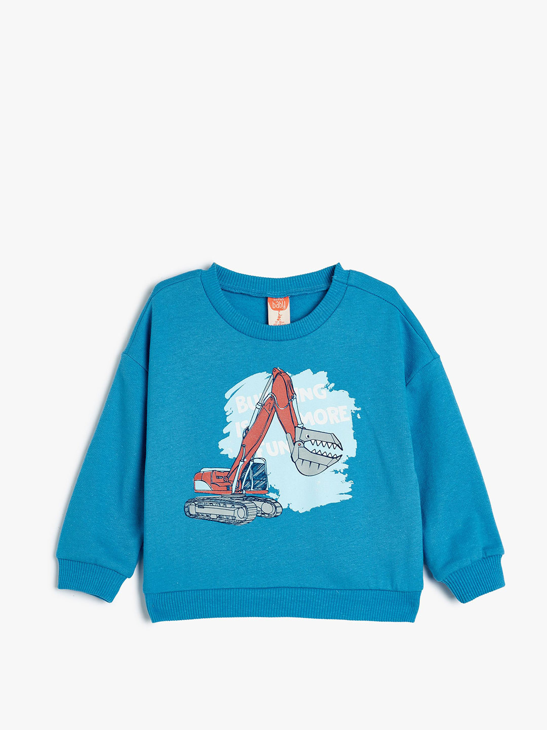 

Koton Boys Graphic Printed Sweatshirt, Blue