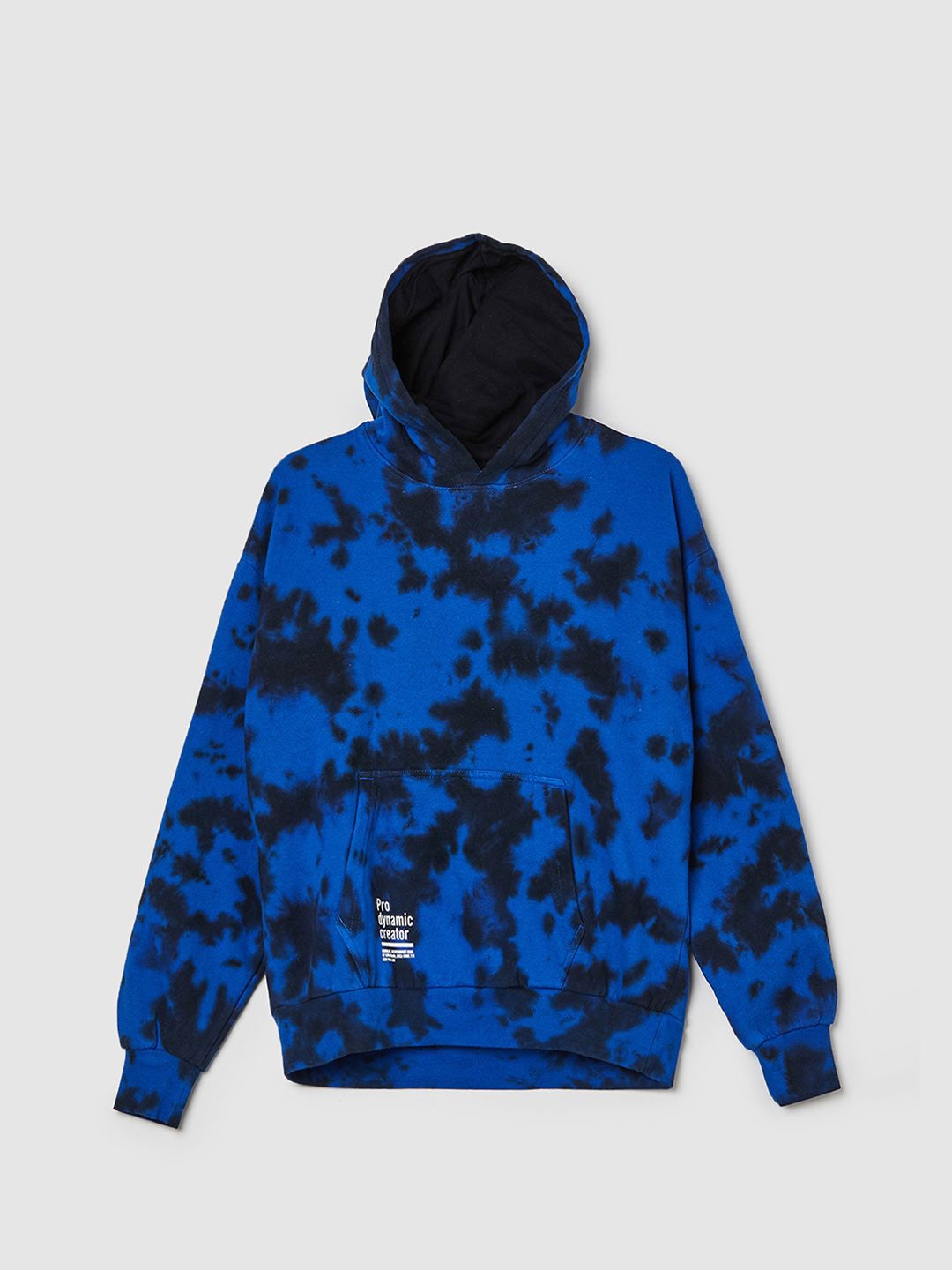 

max Boys Printed Hood Long Sleeves Sweatshirt, Blue