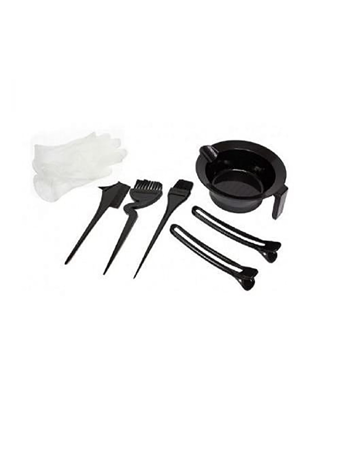

VEGA Hair Dye Kit Set of Brush, Clips, Gloves and Mixing Bowl - HDS-01, Black