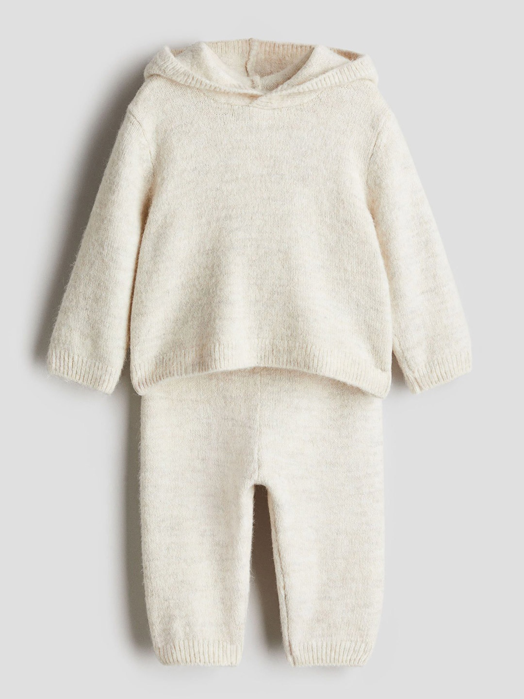 

H&M Boys 2-Piece Fine-Knit Set, White