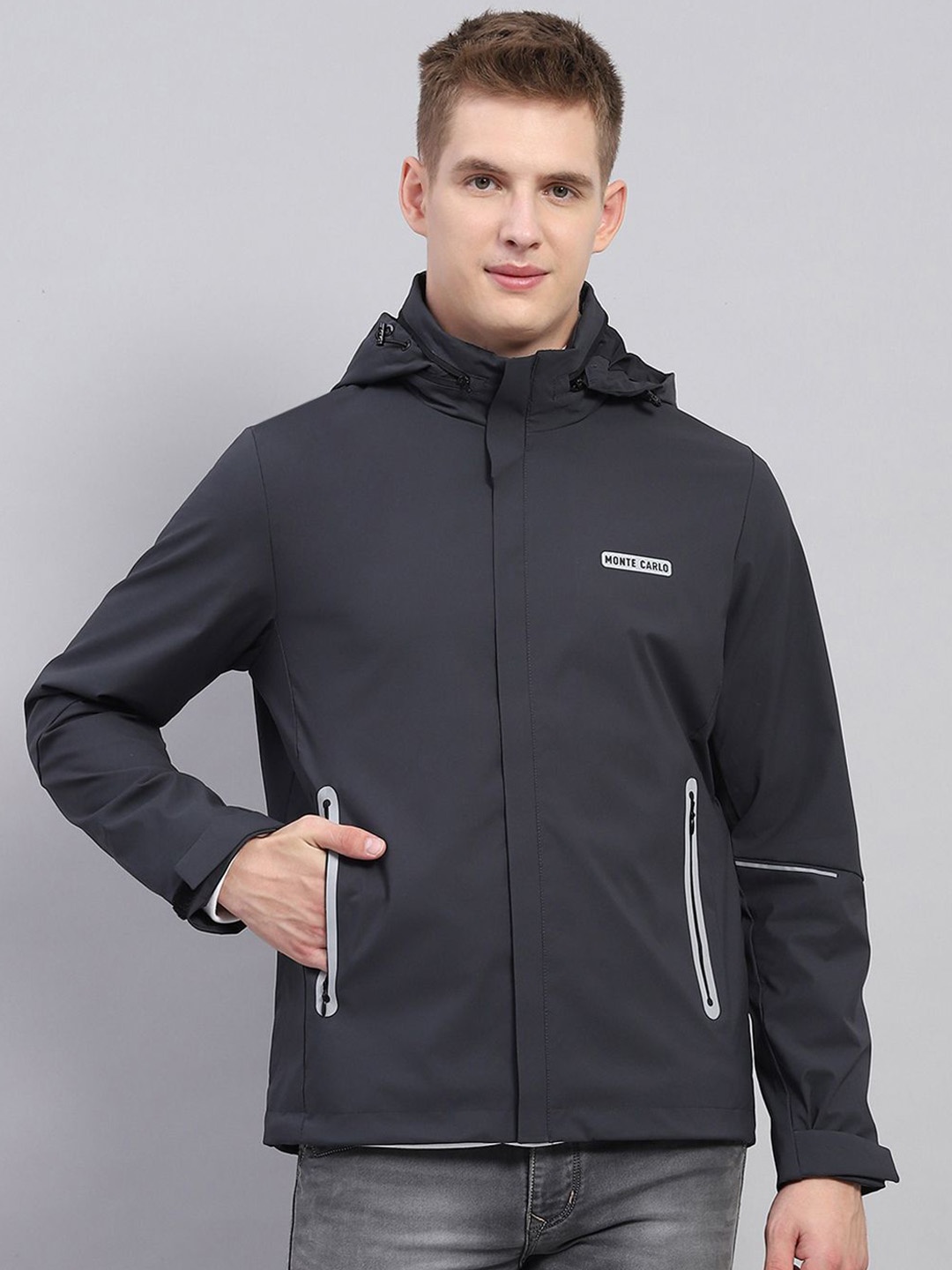 

Monte Carlo Men Lightweight Outdoor Tailored Jacket, Grey