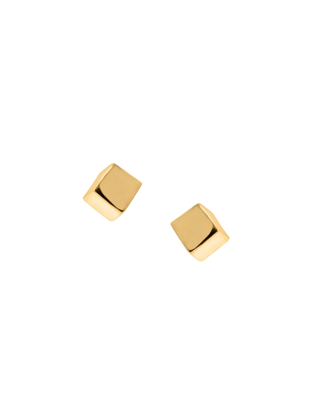 

Nistra Square Studs Earrings, Gold