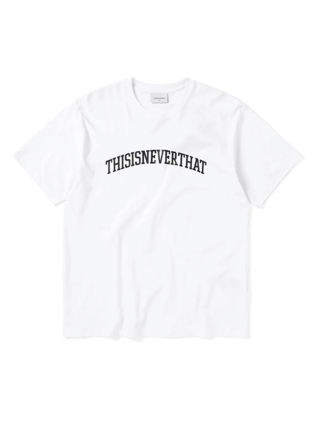 

Thisisneverthat Men Typography Printed Round Neck Cotton T-shirt, White