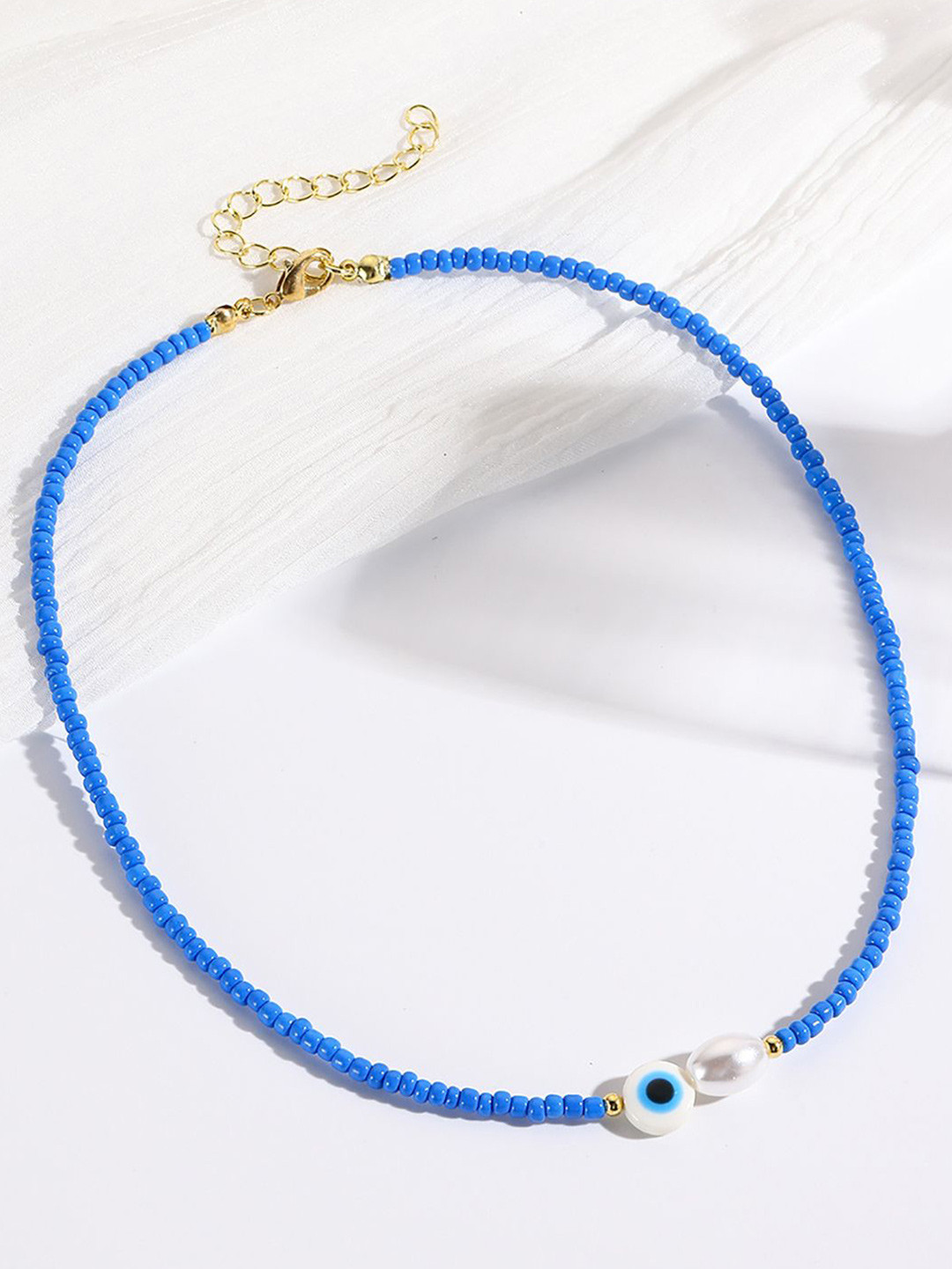 

StyleCast x Revolte Gold-Plated Beaded Enamelled Minimal Chain