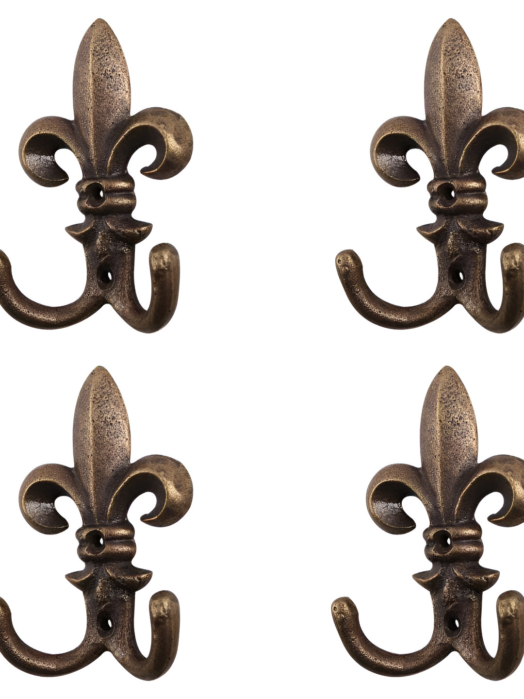 

IndianShelf Bronze 4 Pieces Ceramic Wall Hooks