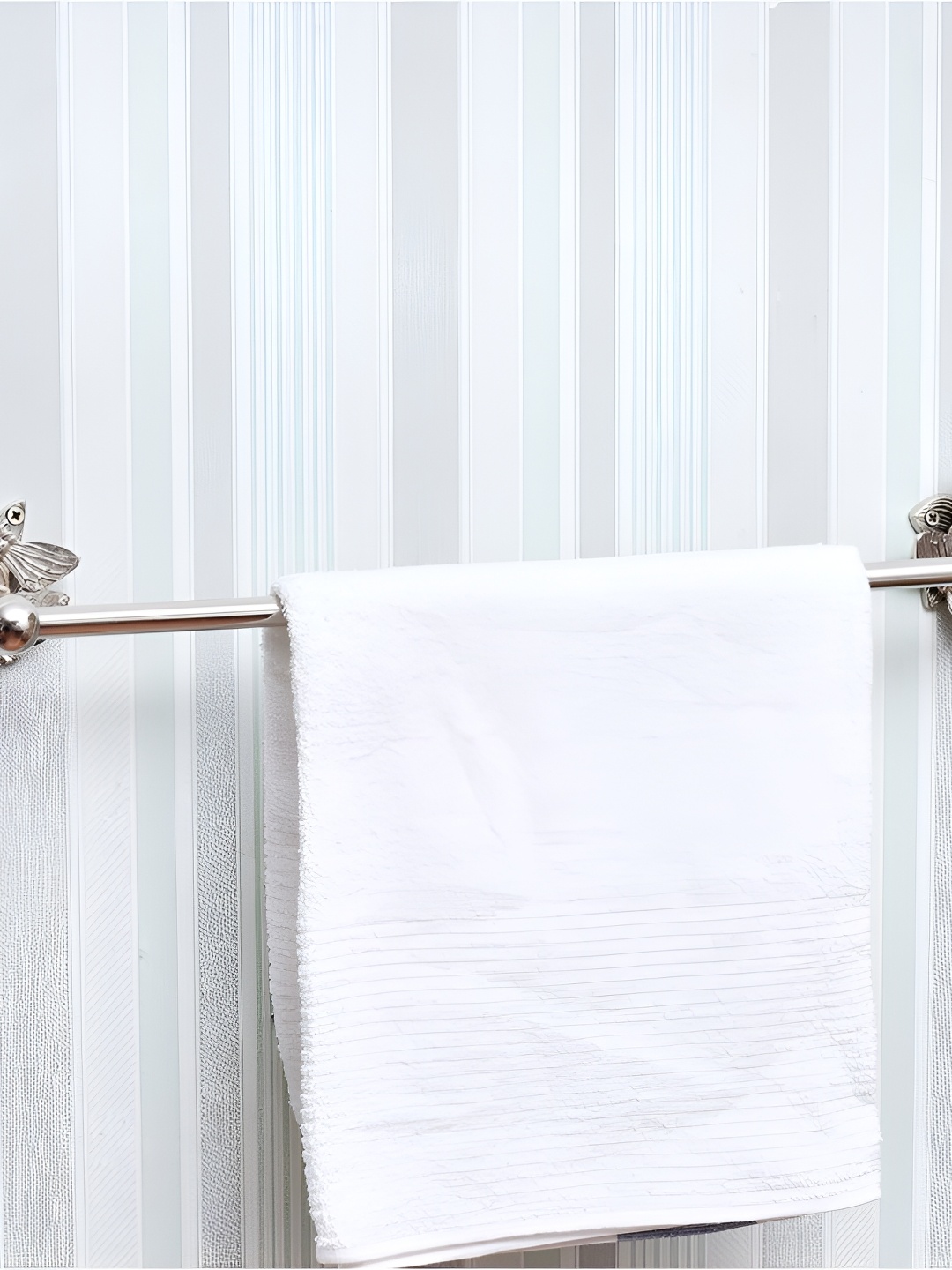 

IndianShelf Silver-Toned Butterfly Brass Wall Hooks