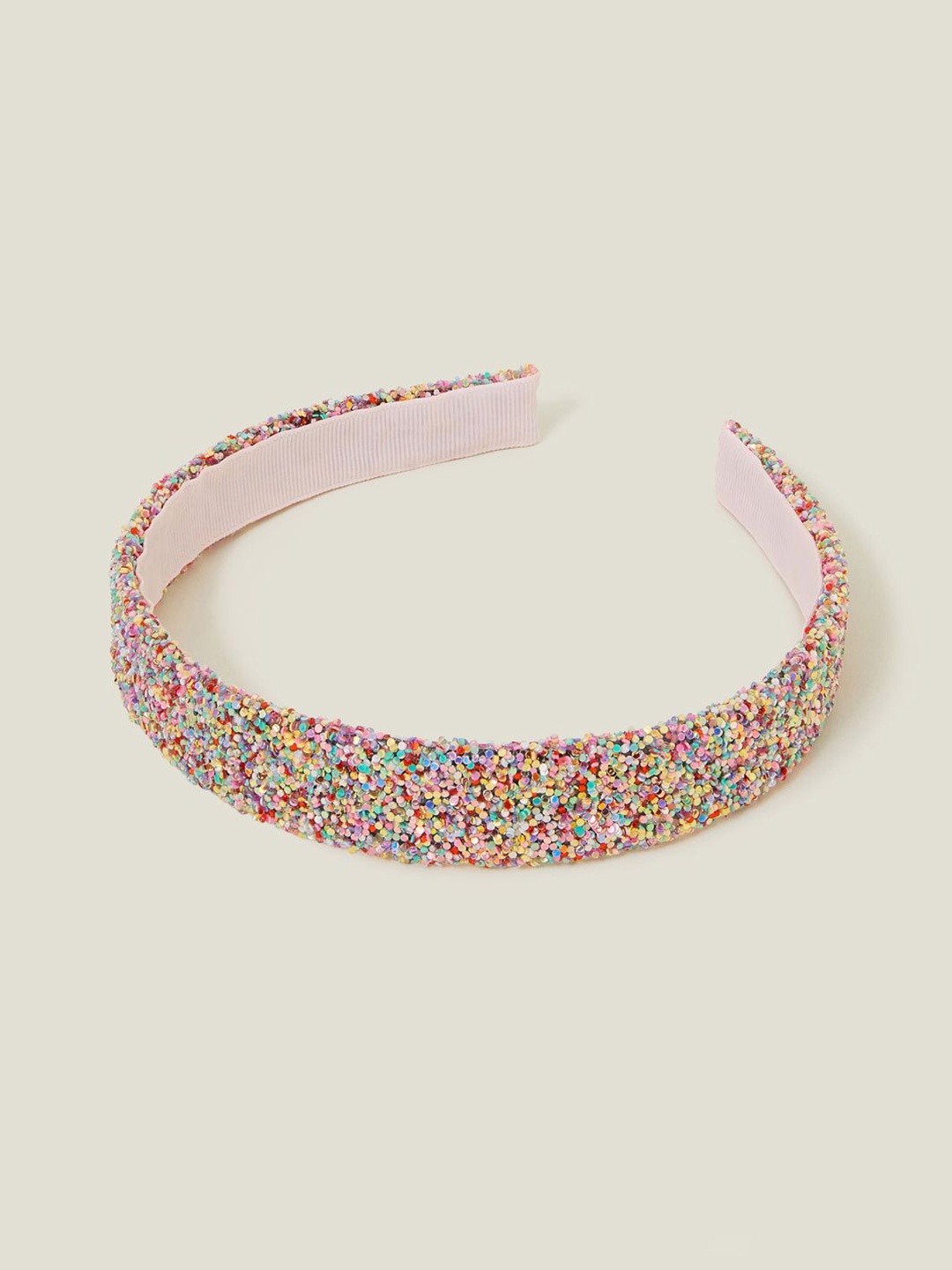 

Accessorize Girls Multicolour Glitter Headband, Pink