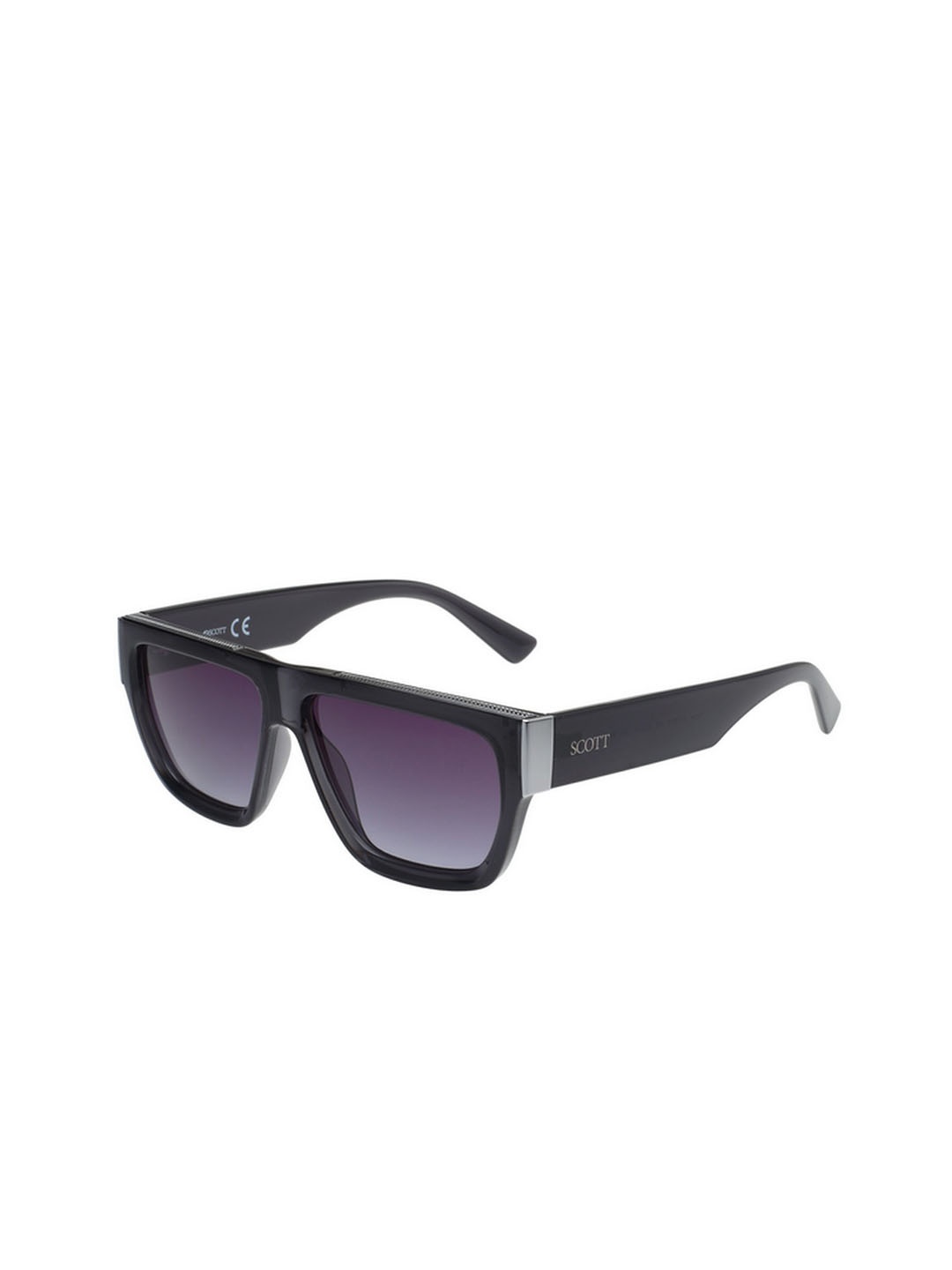 

SCOTT Unisex Wayfarer Sunglasses with UV Protected Lens 8903232281679, Black