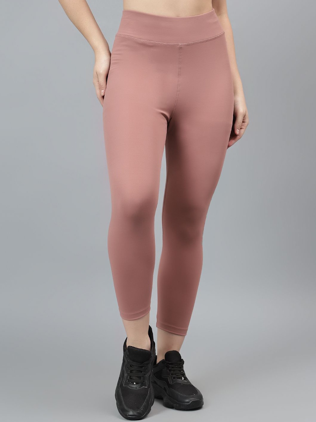 

Cantabil Women Ankle-Length Gym Tights, Pink