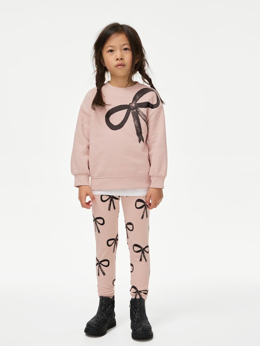 

Marks & Spencer Girls Lace Inserts Sweatshirt, Pink