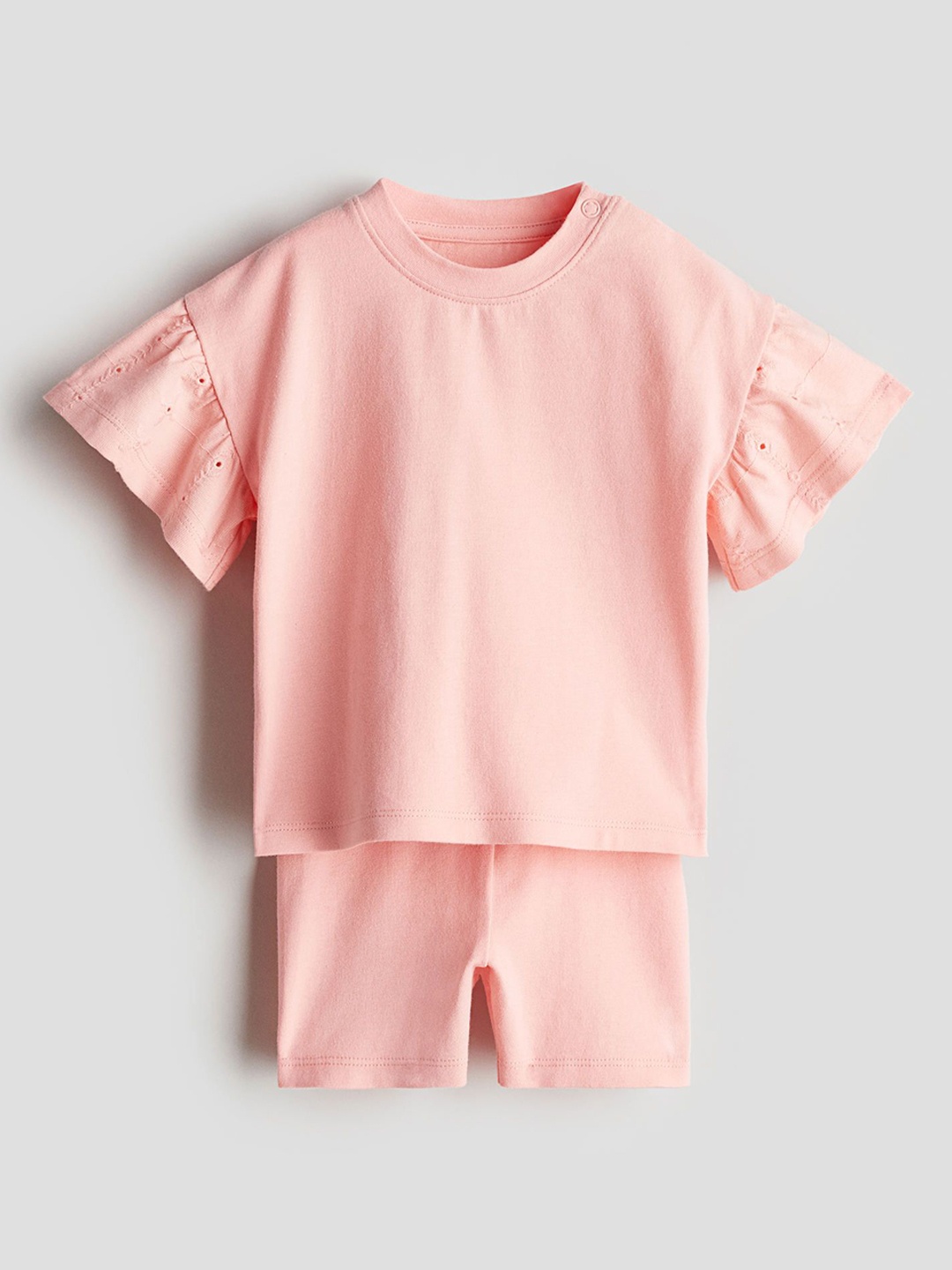 

H&M 2-Piece Cotton Jersey Set, Pink