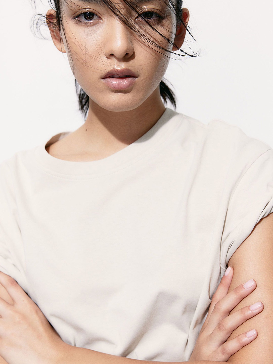 

H&M Oversized T-Shirt, Beige