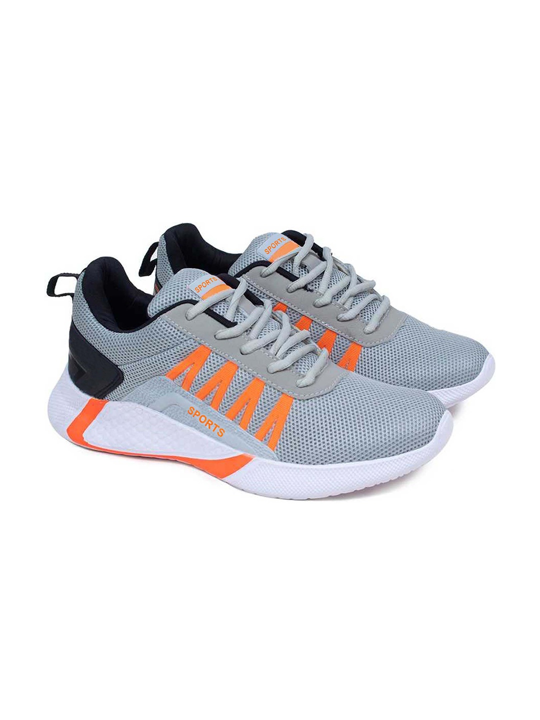 

TYING Men Mesh Running Non-Marking Shoes, Grey