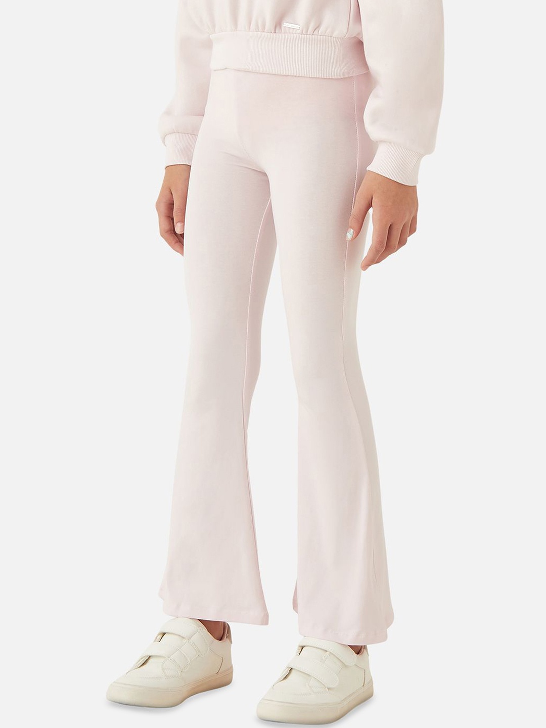 

Juniors by Babyshop Girls Flared High-Rise Wide Leg Trouser, Pink