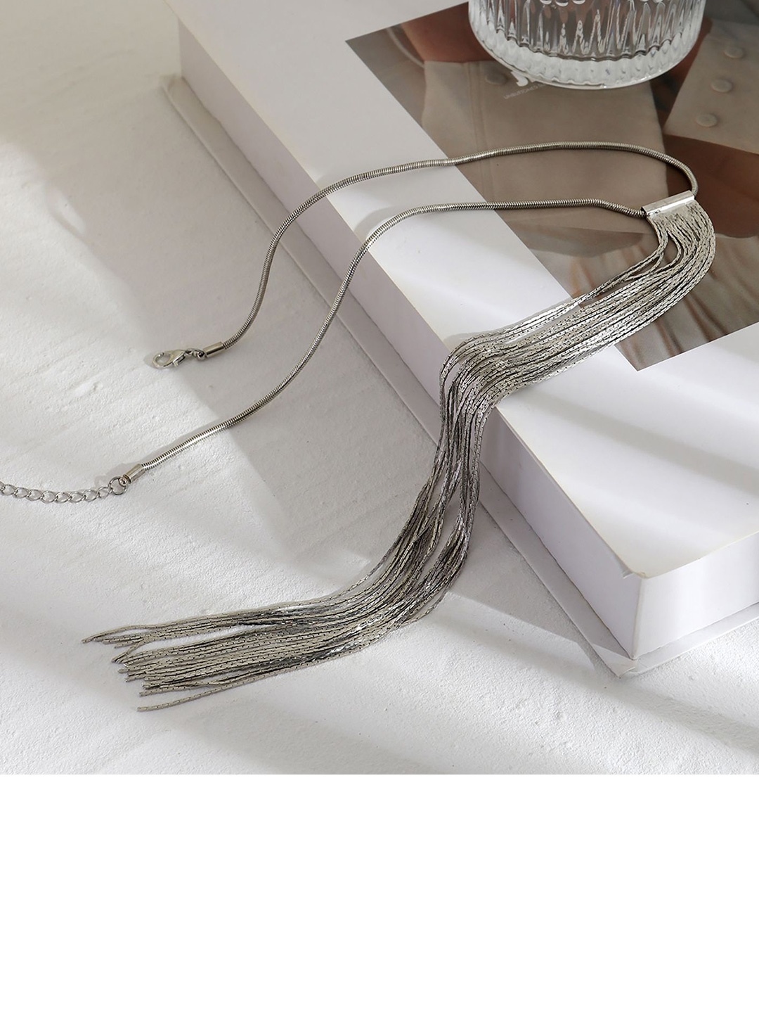

StyleCast x Revolte Silver-Plated Mirror Chain
