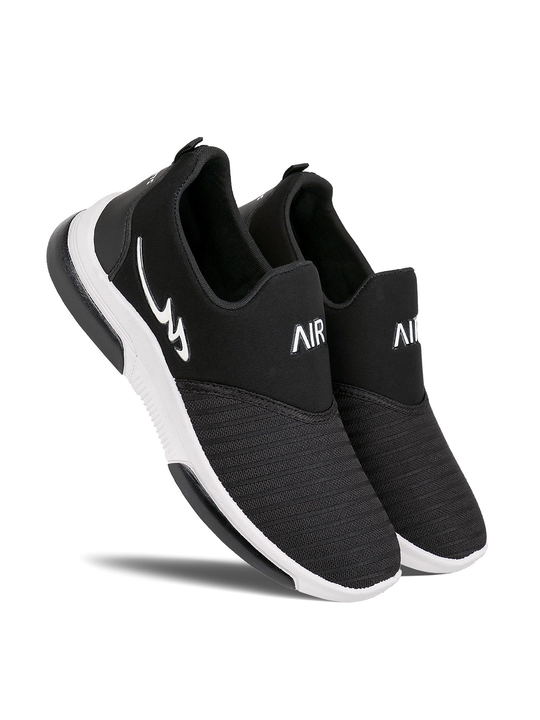

TYING Men Mesh Running Non-Marking Shoes, Black