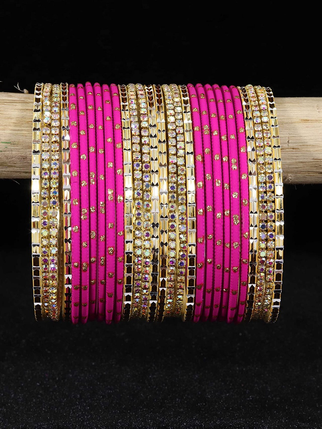 

Set of 40 Non-Precious Metal with Base Metal and Studded with Zircon Gemstone or Pearls, Black