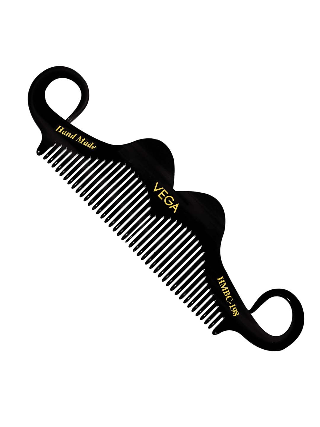 

VEGA Men Pocket-size Moustache Comb - HMBC-198, Black