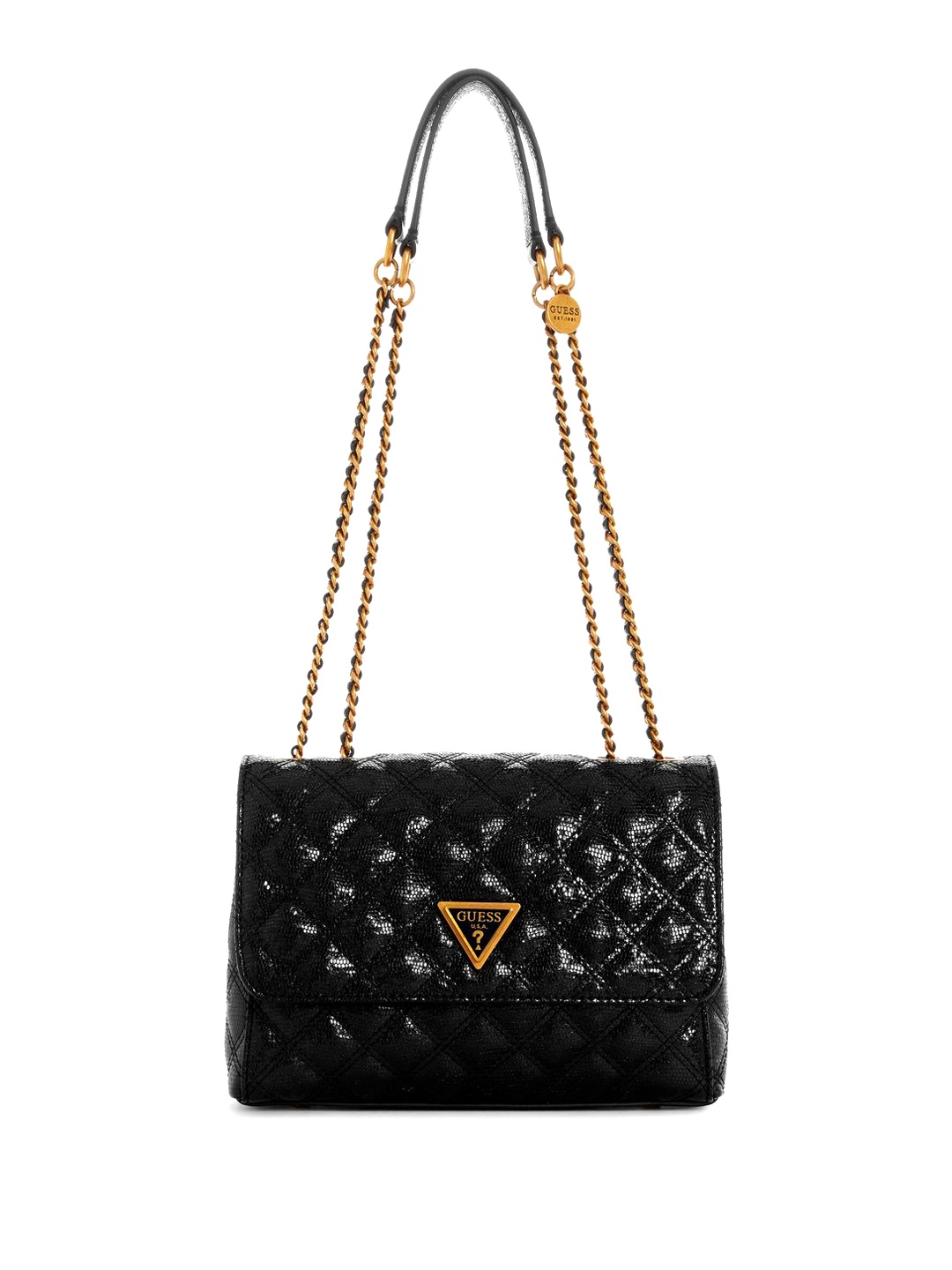 

GUESS Women Textured Structured Sling Bag, Black