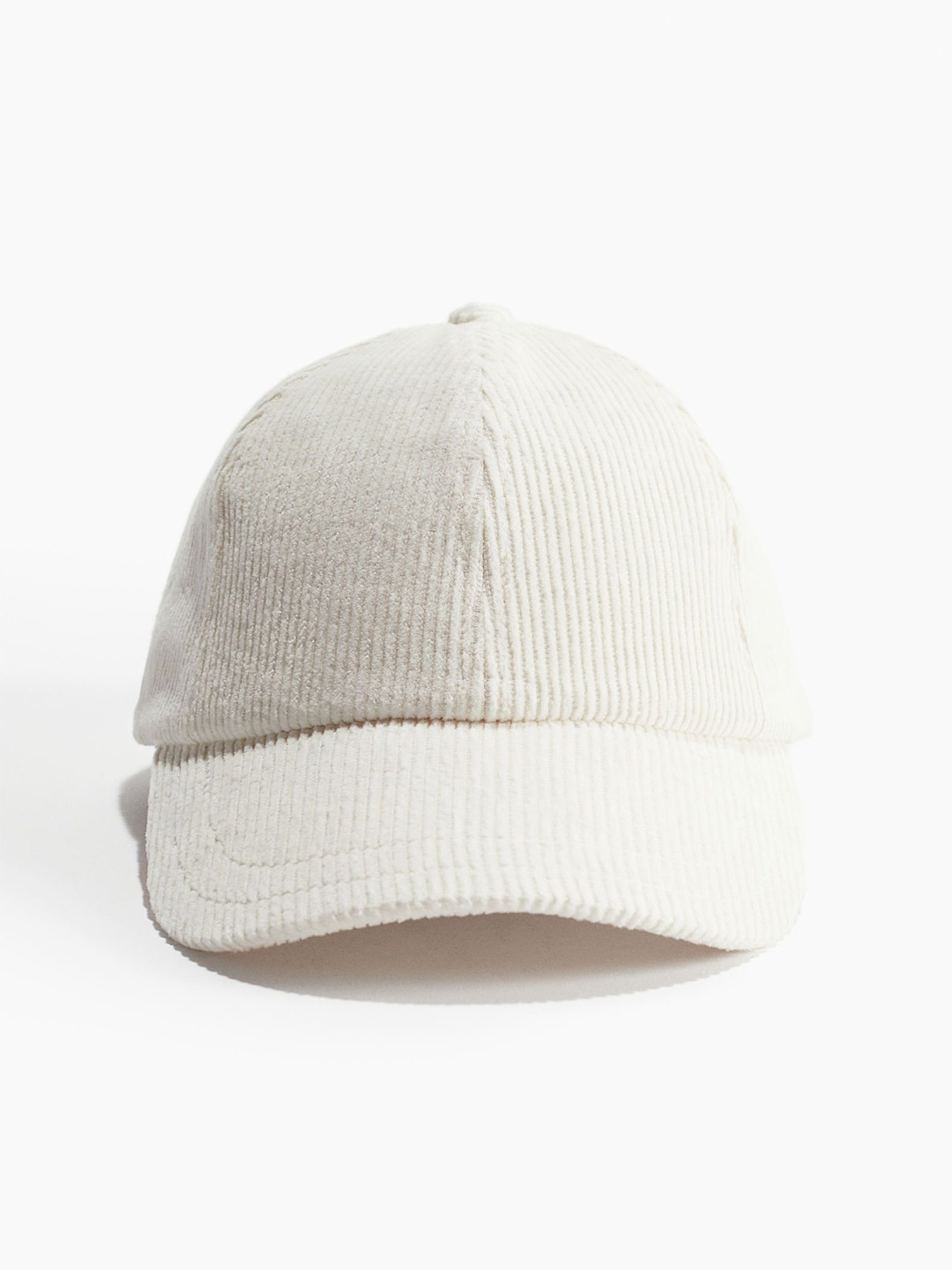 

H&M Corduroy Cap, White