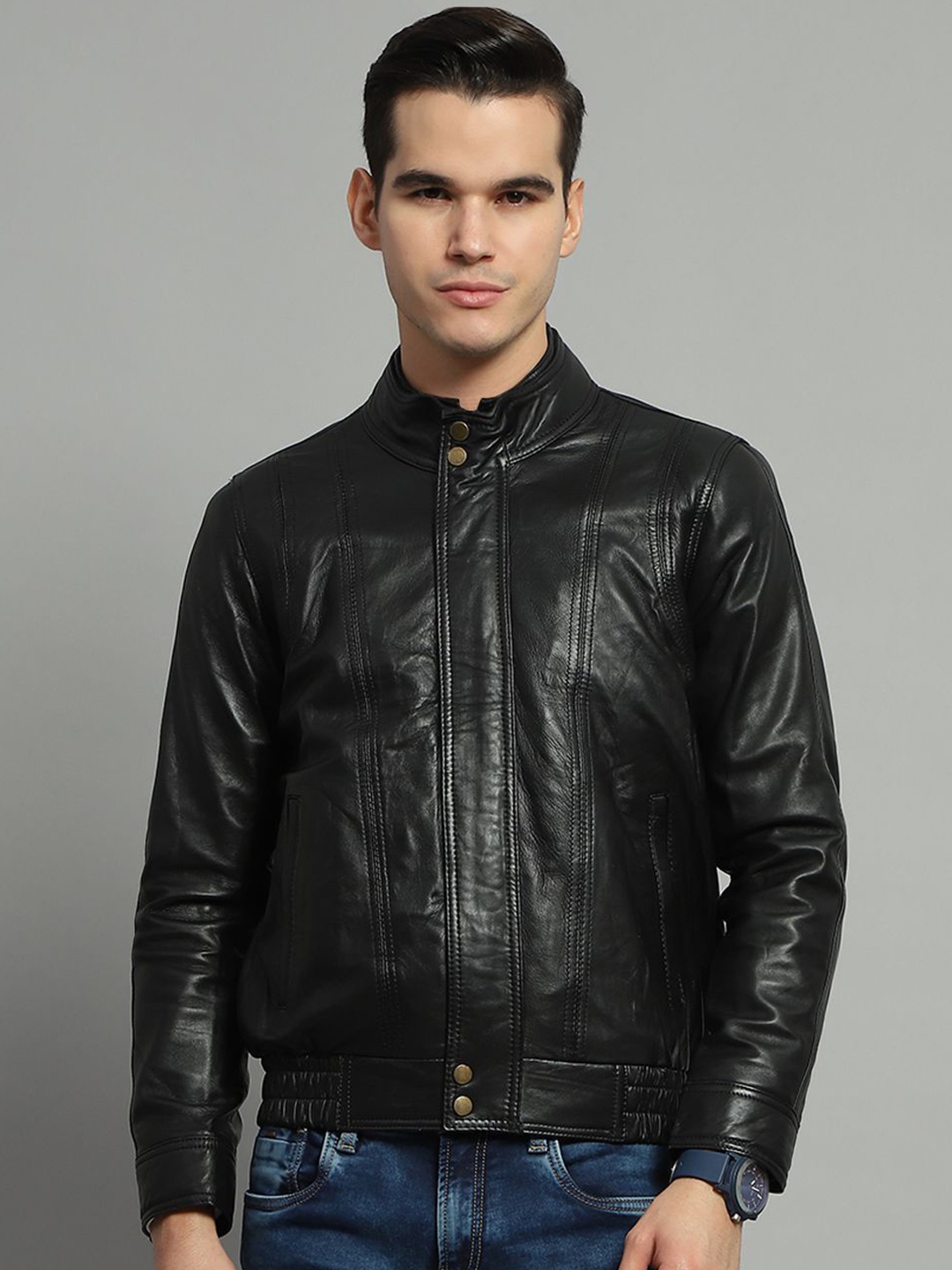

Monte Carlo Men Lightweight Outdoor Biker Jacket, Black