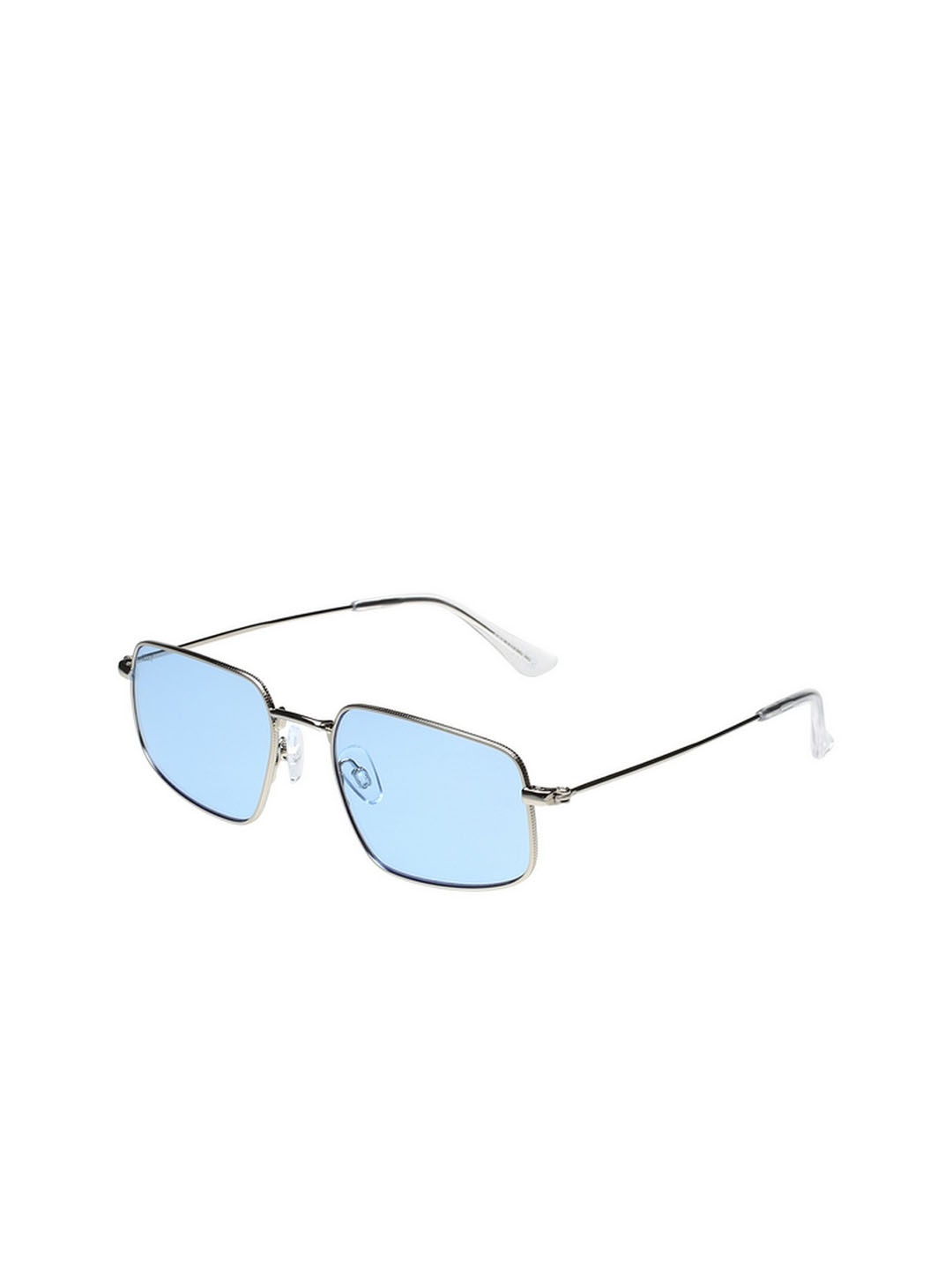

SCOTT Unisex UV Protected Lens Rectangle Sunglasses 8903232281938, Silver