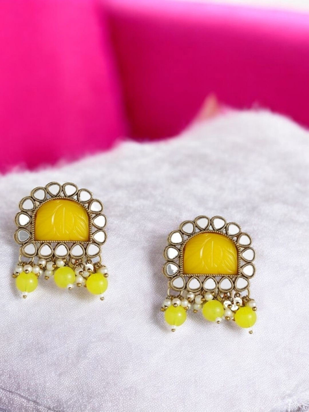 

Anouk Gold-Plated Stone Studded Classic Studs
