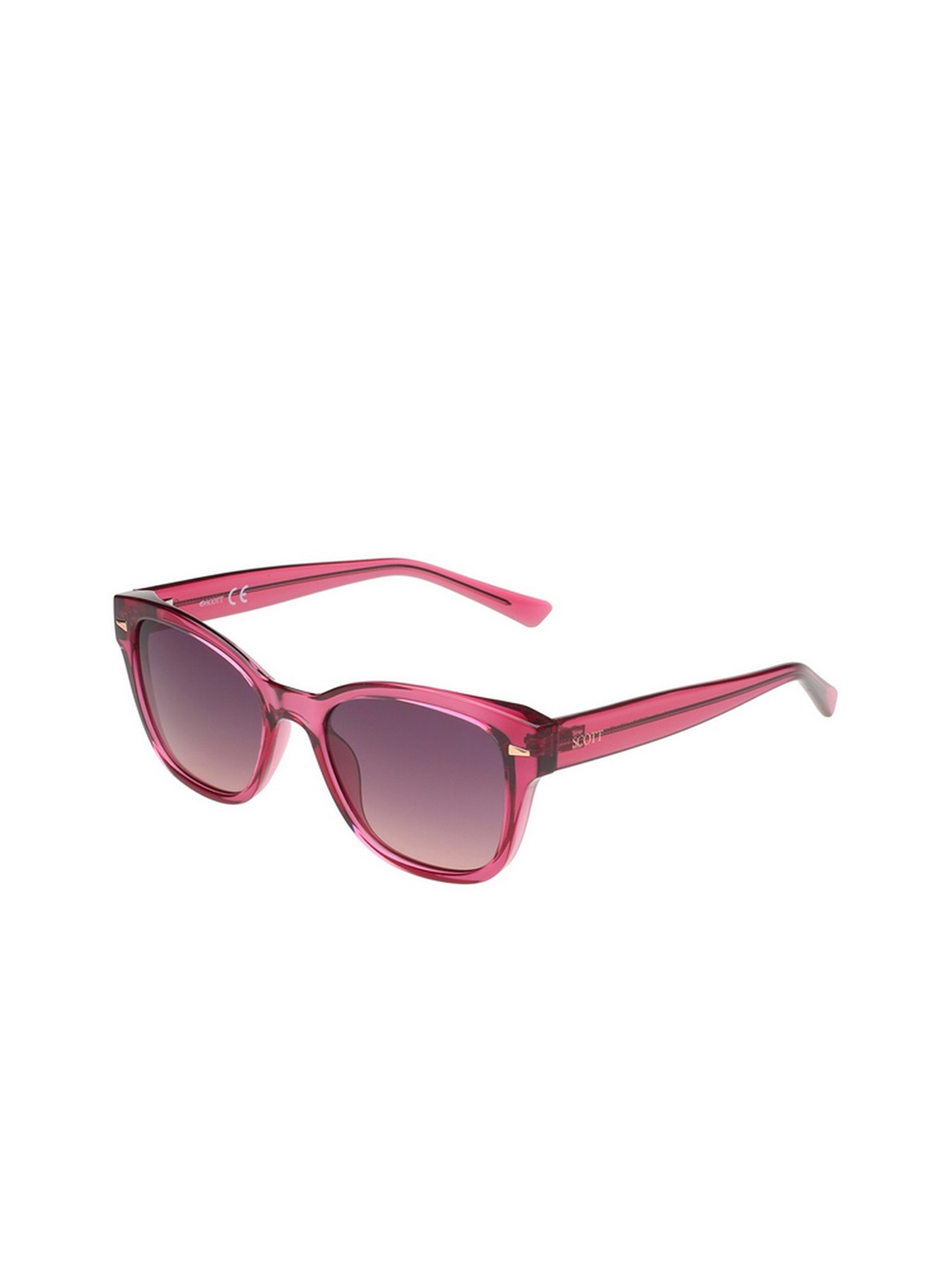 

SCOTT Unisex Wayfarer Sunglasses with UV Protected Lens-8903232281747-Crystal Wine, Pink