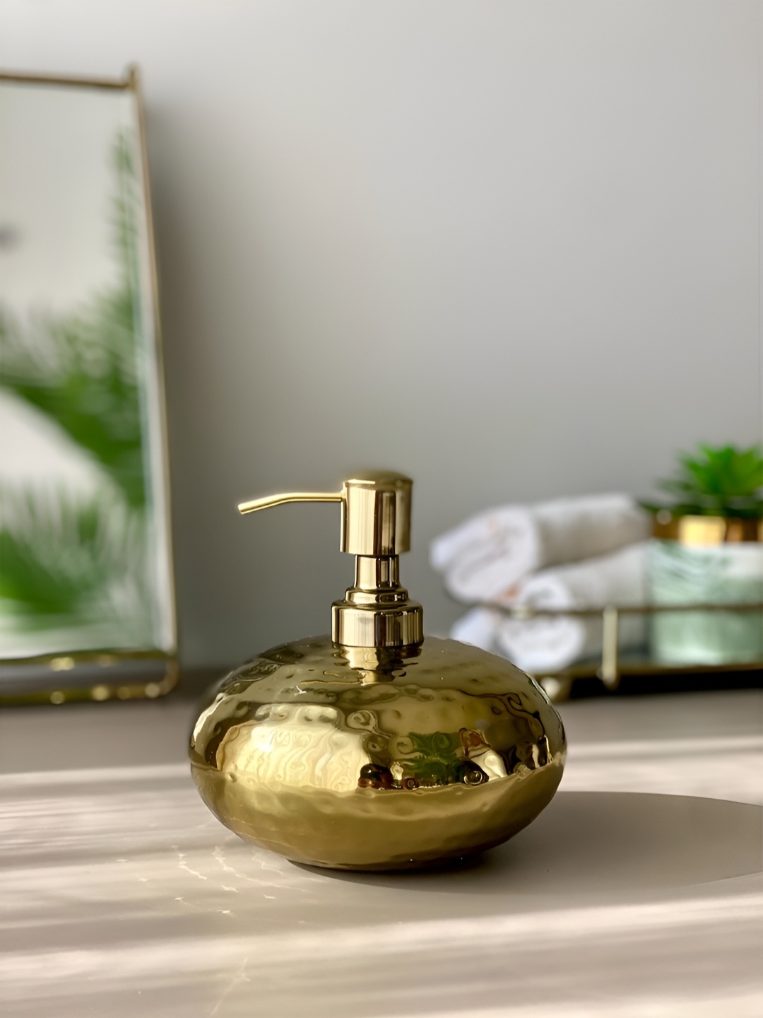 

Mason Home Safi Gold Stainless Steel Soap Dispenser