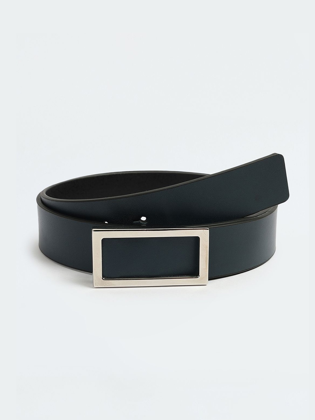 

max Men Leather Belt, Navy blue