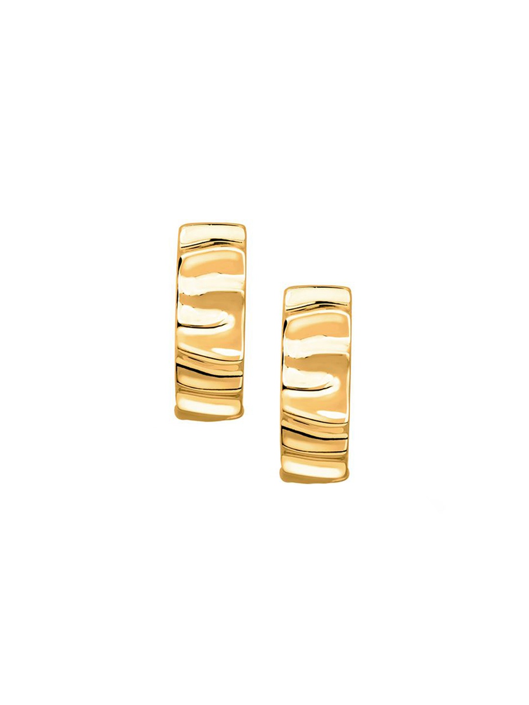 

Nistra Women Circular Hoop Earrings, Gold
